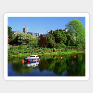 River Dart at Totnes Sticker